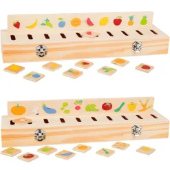 New small foot Sorteringskasse - Natur