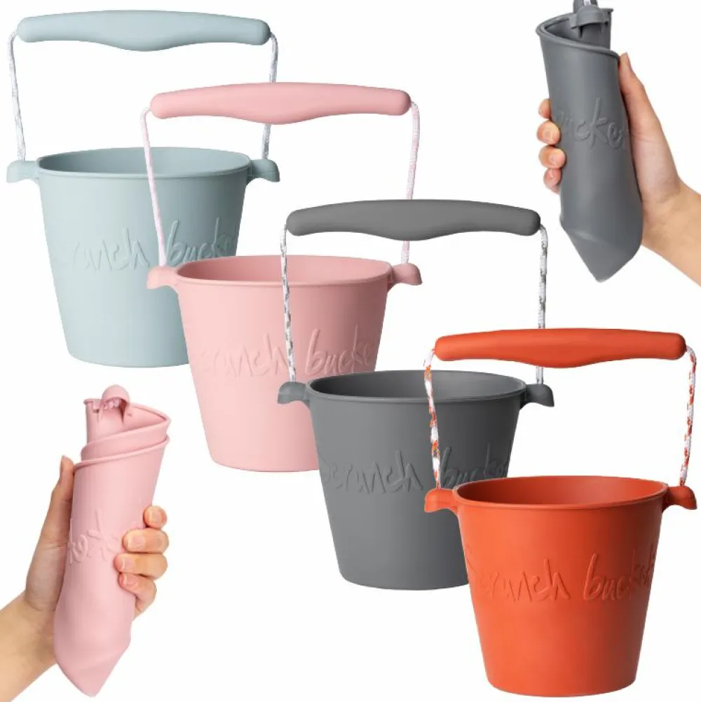 Scrunch Spand i silikone - Foldbar - Nordiske farver