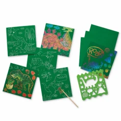 Sale Crocodile Creek Sparkle Scratch Art - Dinosaurer