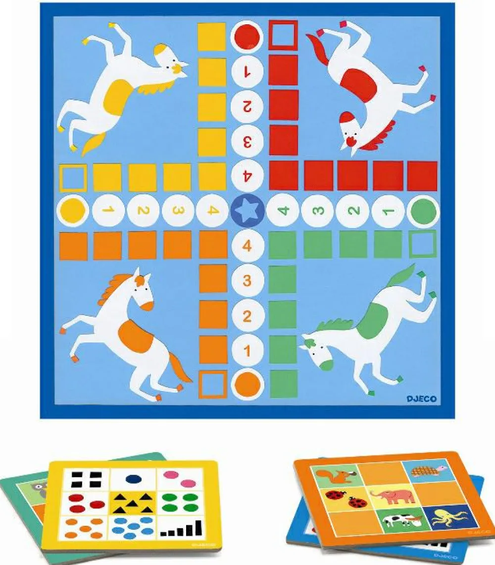 Clearance Djeco Spillemagasin (fra 4-6 år) - Inkl. 12 spil