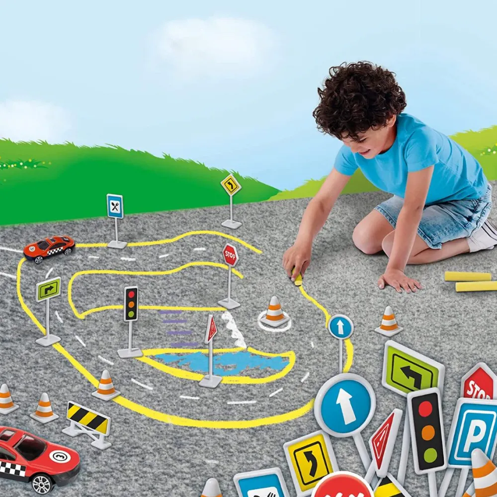 Online SES Creative Stå, gå og kør - Tegn og lær om trafik