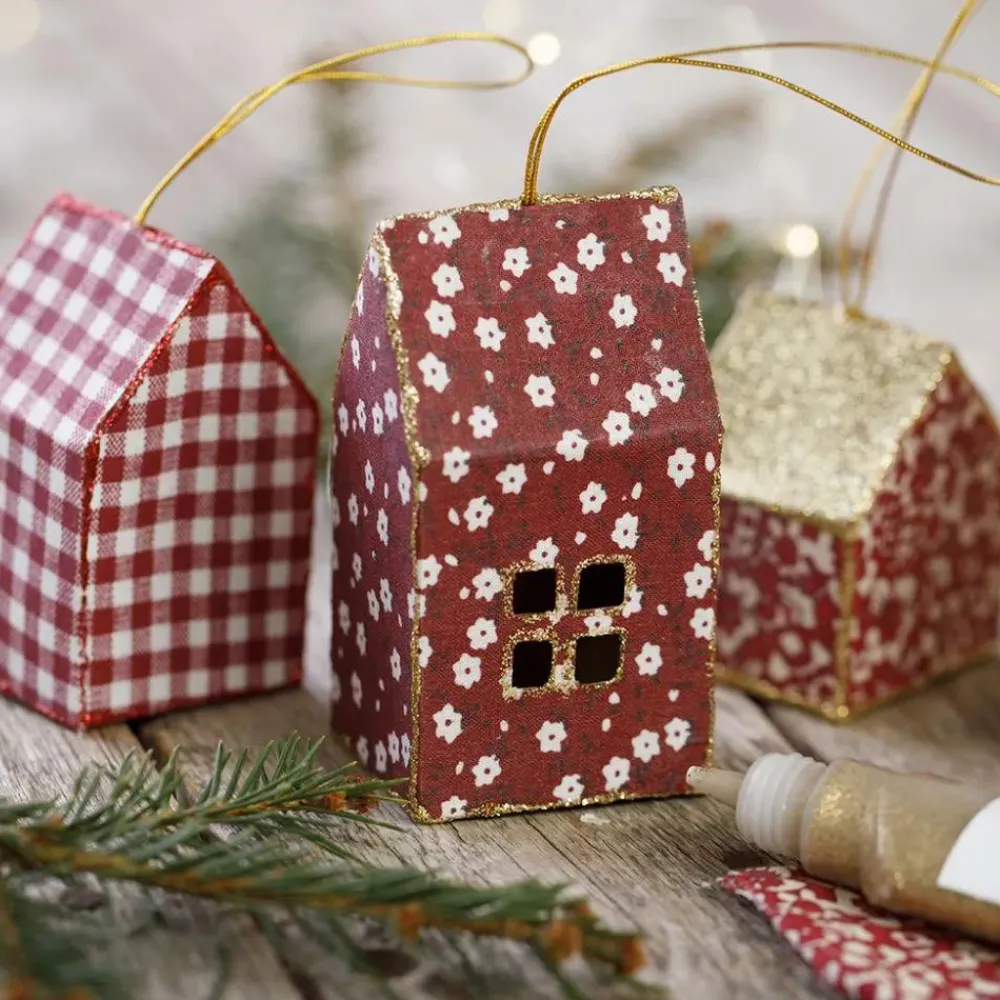 Creativ Company Sæt m. udstansede huse og træer, 24 stk