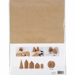 Creativ Company Sæt m. udstansede huse og træer, 24 stk