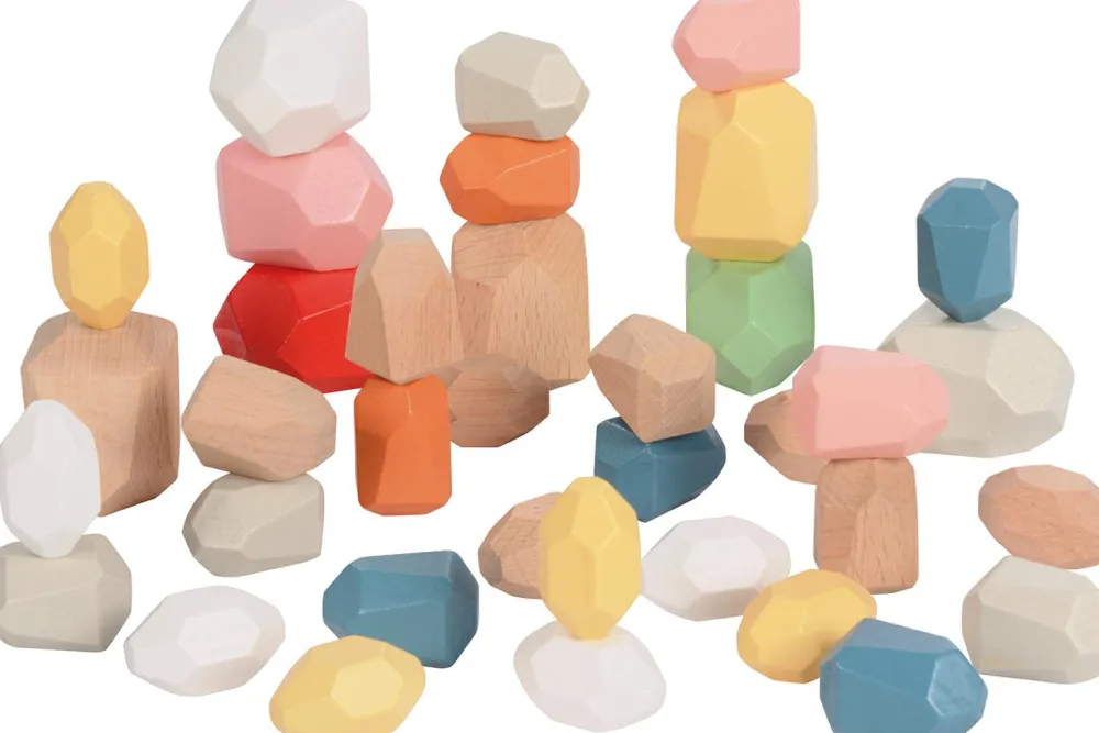 Hot Stablesten af træ, 36 stk