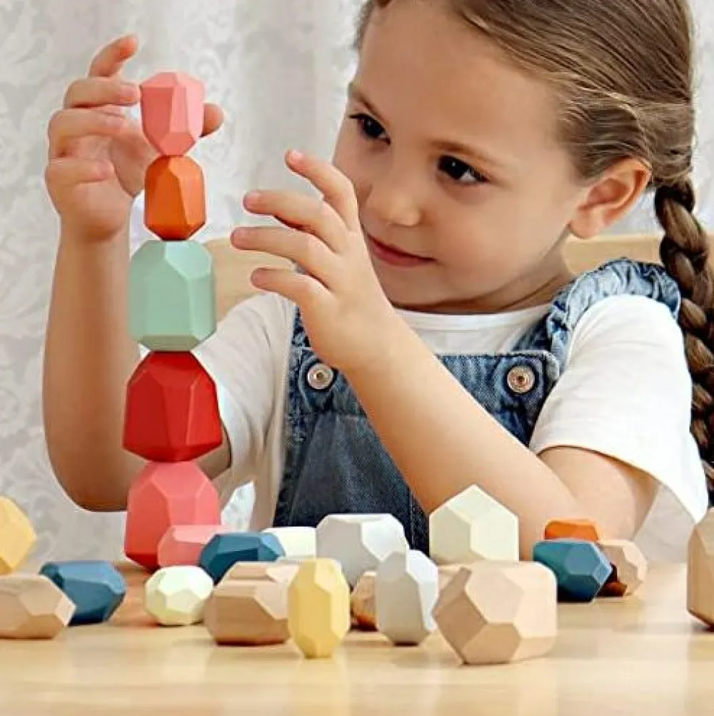 Hot Stablesten af træ, 36 stk