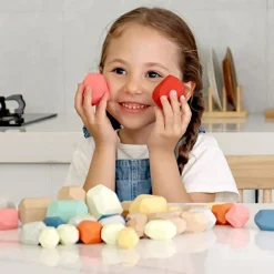 Hot Stablesten af træ, 36 stk