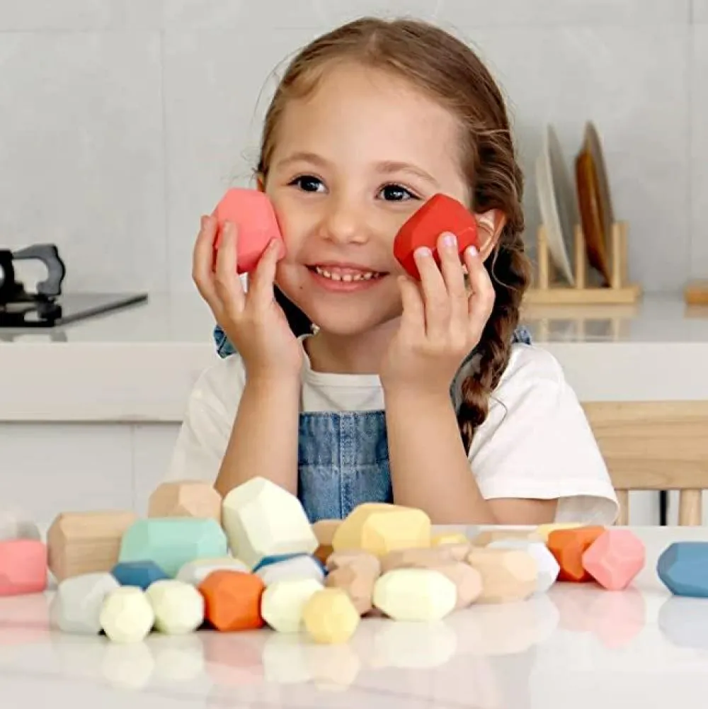 Hot Stablesten af træ, 36 stk