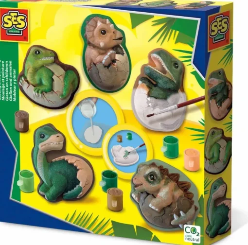 Sale SES Creative Støb & Mal - Dinosauræg