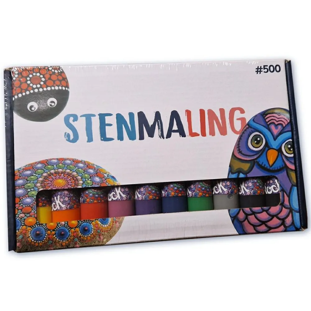 Outlet Stenmaling 10 x 30 ml