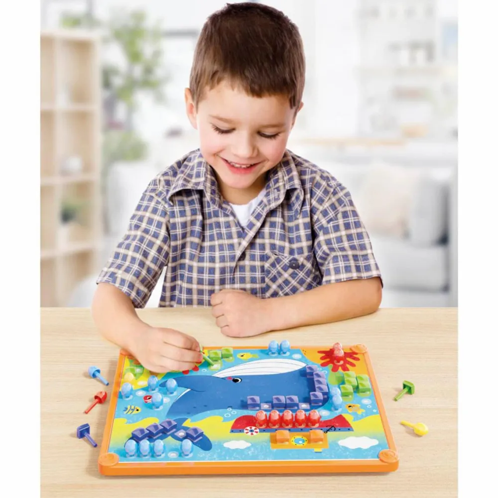 Clearance Quercetti Stiftmosaik - FantaColor m. dyr, 180 stk