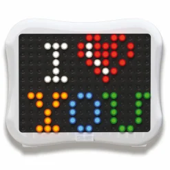 Outlet Quercetti Stiftmosaik med LED - Peg Brite, 122 stk