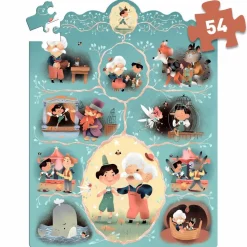 Discount Djeco Story puslespil m. 54 brikker - Pinocchio