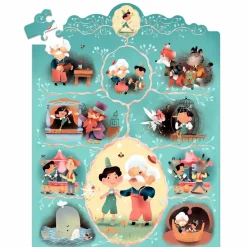 Discount Djeco Story puslespil m. 54 brikker - Pinocchio