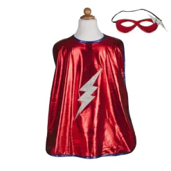 Hot Great Pretenders Superheltinde m. skørt og maske, str. 4-7 år
