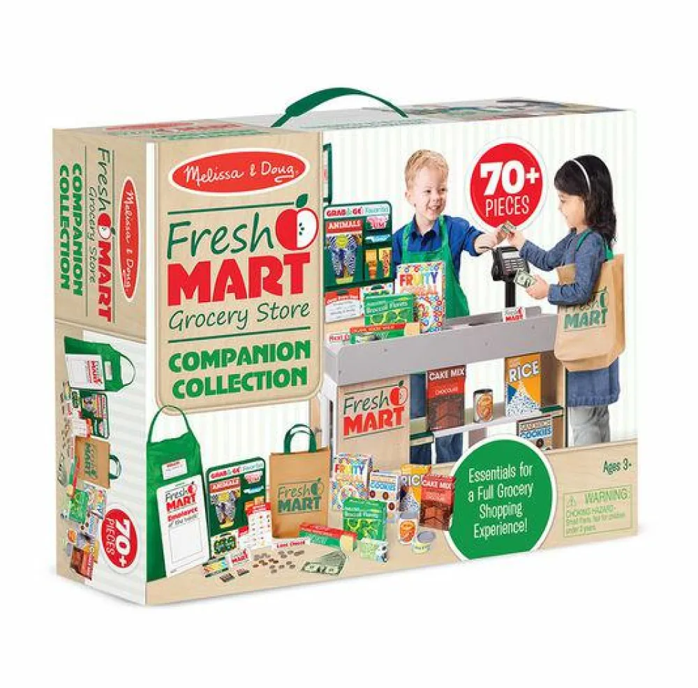 New Melissa & Doug Supermarked - tilbehør, 70 dele