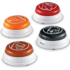 Discount Learning Resources Svarknapper med dyrelyde, 4 stk