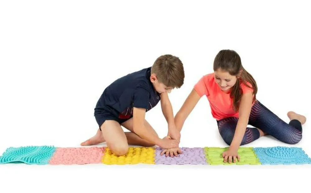 Online Taktilmåtter - Sæt med 6 stk