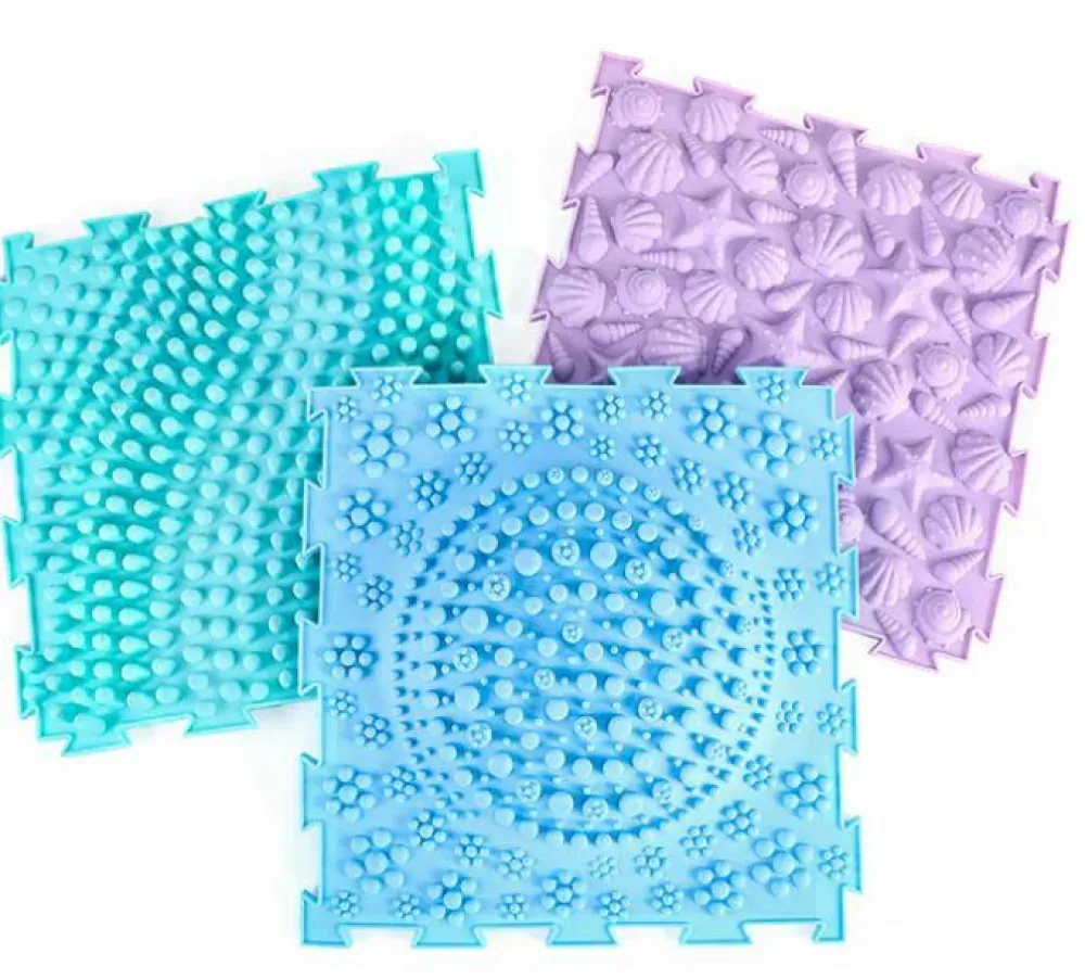 Online Taktilmåtter - Sæt med 6 stk