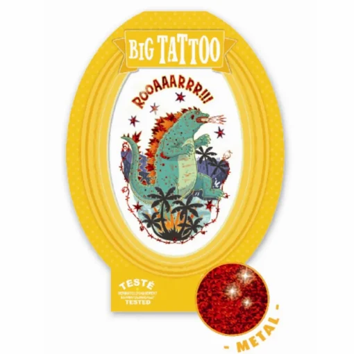 New Djeco Tatovering, Stor - Godzilla