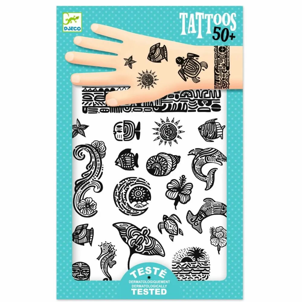 Sale Djeco Tatoveringer - Polynesien