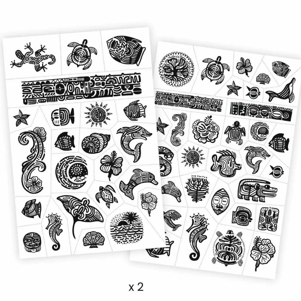 Sale Djeco Tatoveringer - Polynesien