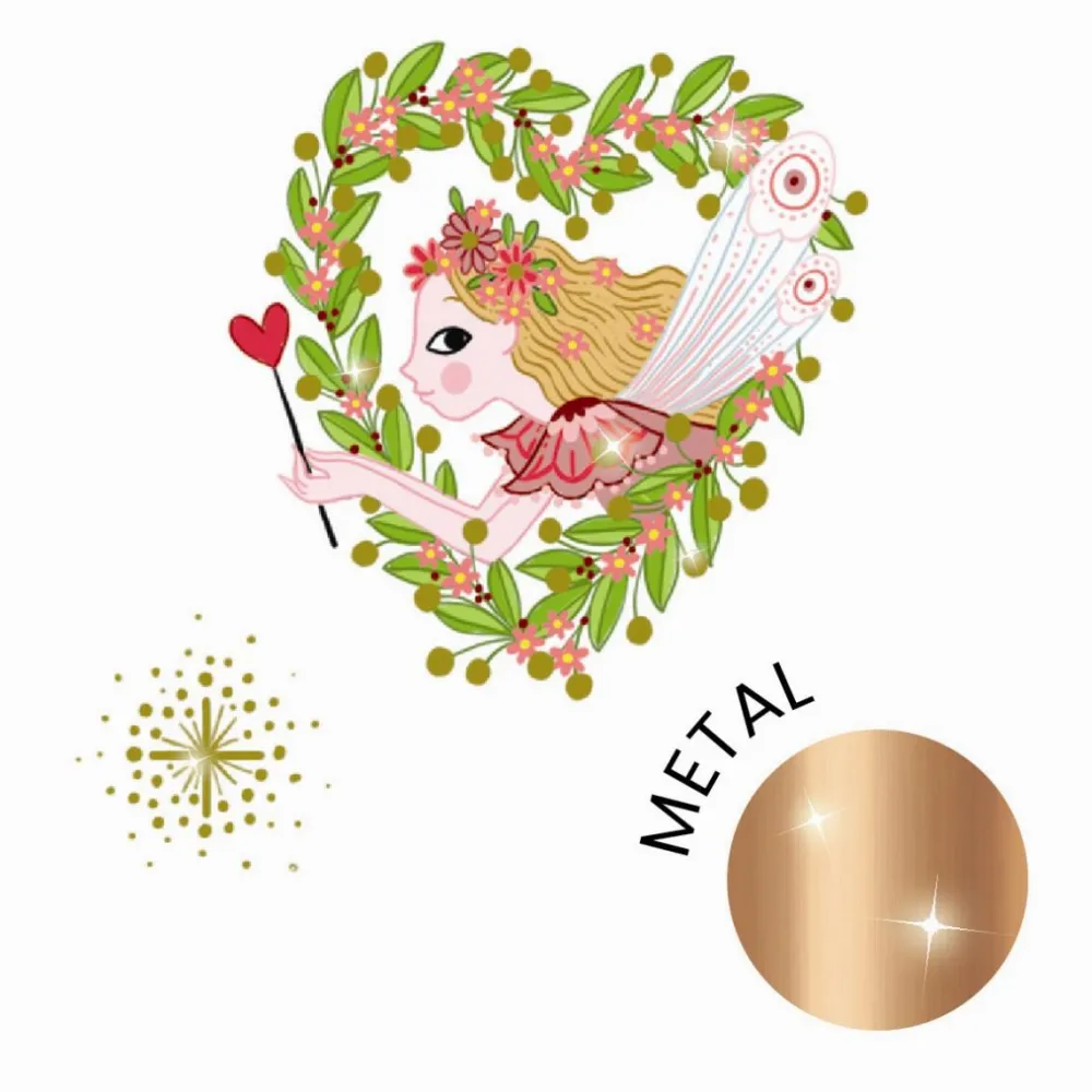 Online Djeco Tatoveringer, Metallic - Feer