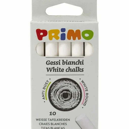 Clearance Creativ Company Tavlekridt - Hvid, 10 stk