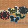 New Tavler til udendørs brug - Insekter, 5 stk