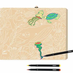 Discount Djeco Tegnekuffert med filtpenne, 25 dele