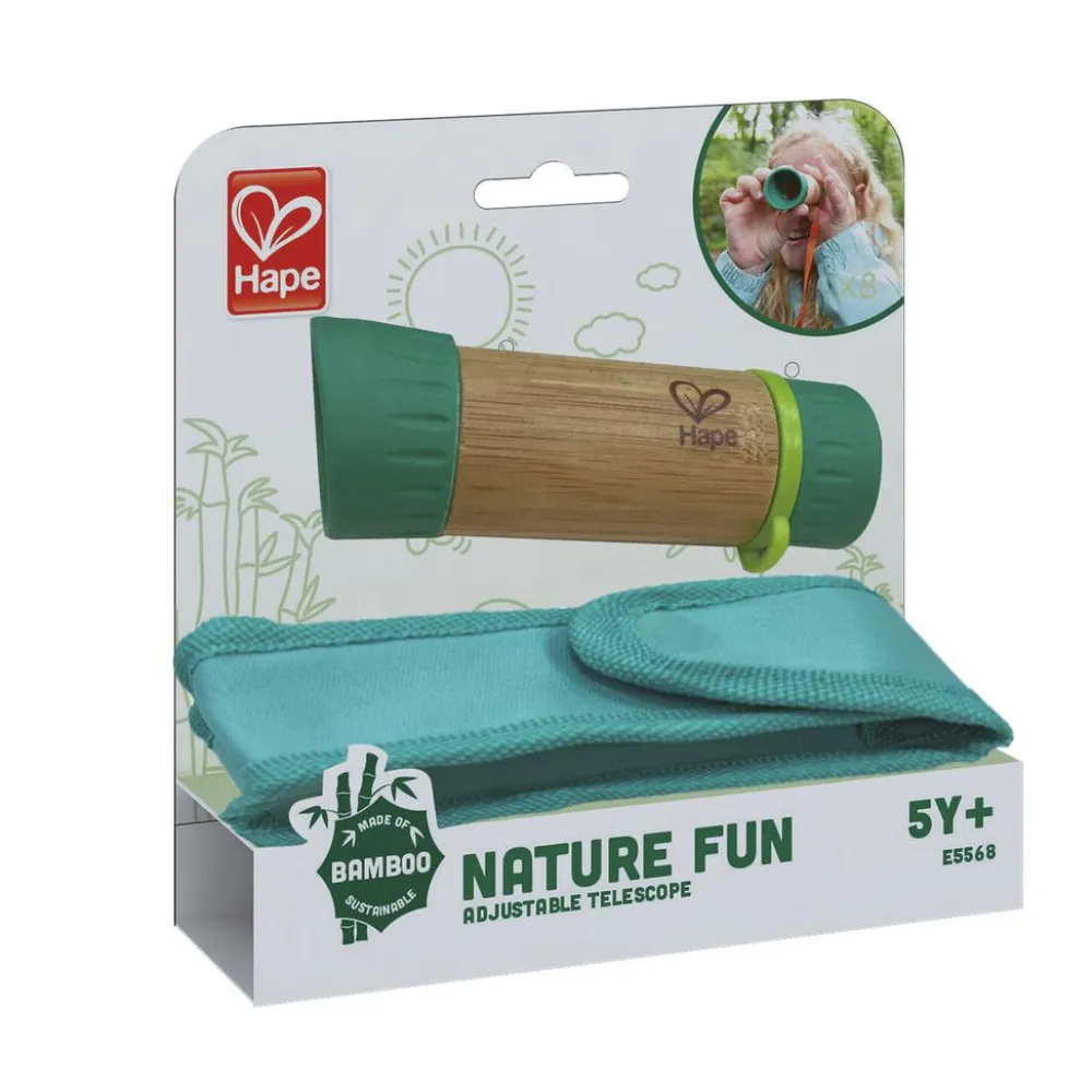 Discount Hape Teleskop af bambus, 8x forstørrelse