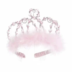 New Great Pretenders Tiara - Pink og sølv