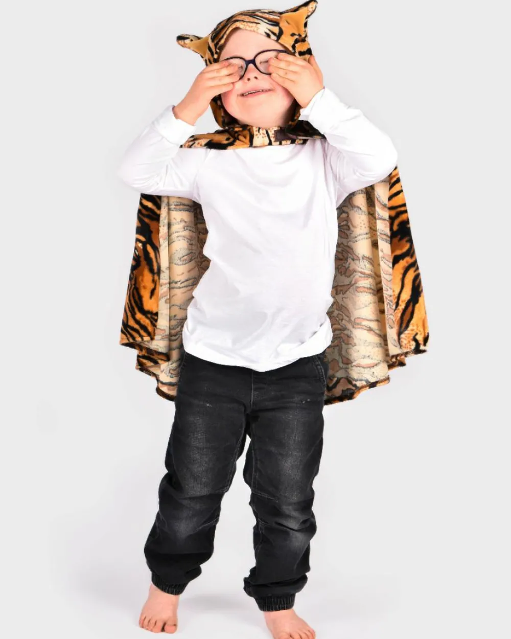 Best Den Goda Fen Tigerkappe, str. 3-8 år