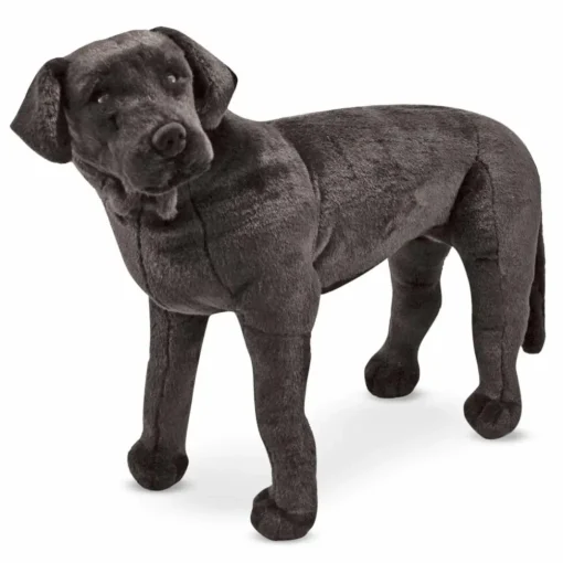 Best Melissa & Doug Tøjdyr i plys - Labrador, sort