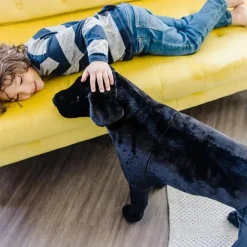 Best Melissa & Doug Tøjdyr i plys - Labrador, sort