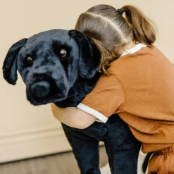 Best Melissa & Doug Tøjdyr i plys - Labrador, sort