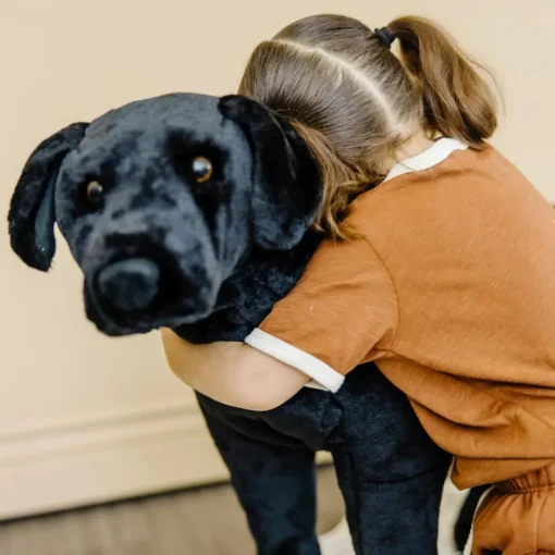Best Melissa & Doug Tøjdyr i plys - Labrador, sort