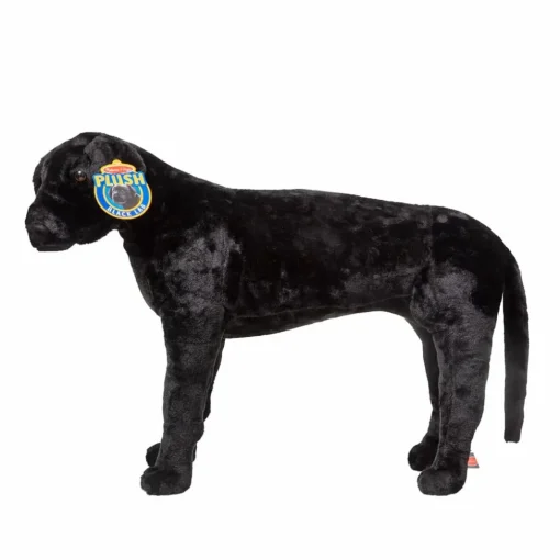 Best Melissa & Doug Tøjdyr i plys - Labrador, sort
