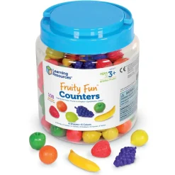 Online Learning Resources Tæl & Sorter - Frugt, 108 dele