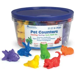 Clearance Learning Resources Tæl & Sorter - Kæledyr, 72 dele