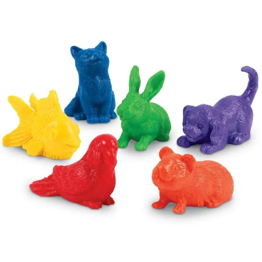 Clearance Learning Resources Tæl & Sorter - Kæledyr, 72 dele