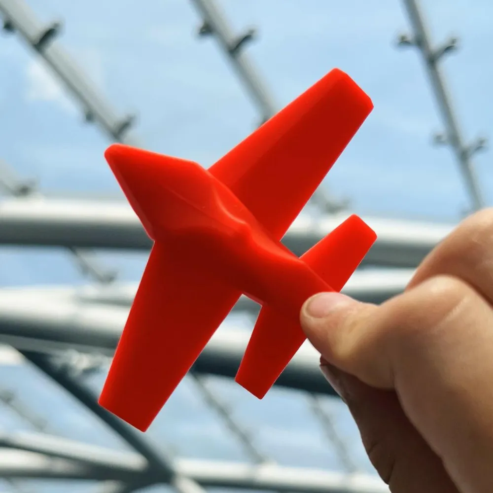 Clearance ToddleRoad Griplane hangar sæt m. 3 fly