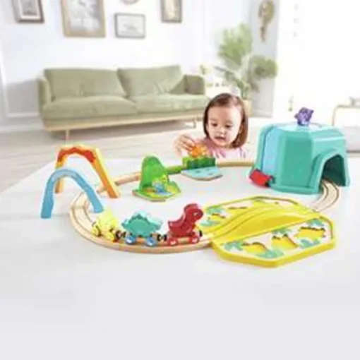 Sale Hape Togbane til de små - Dinosaurland, 27 dele