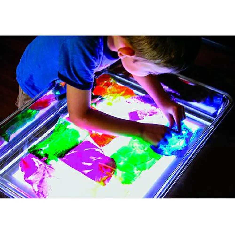 Clearance tickit® Transparent bakke med sider