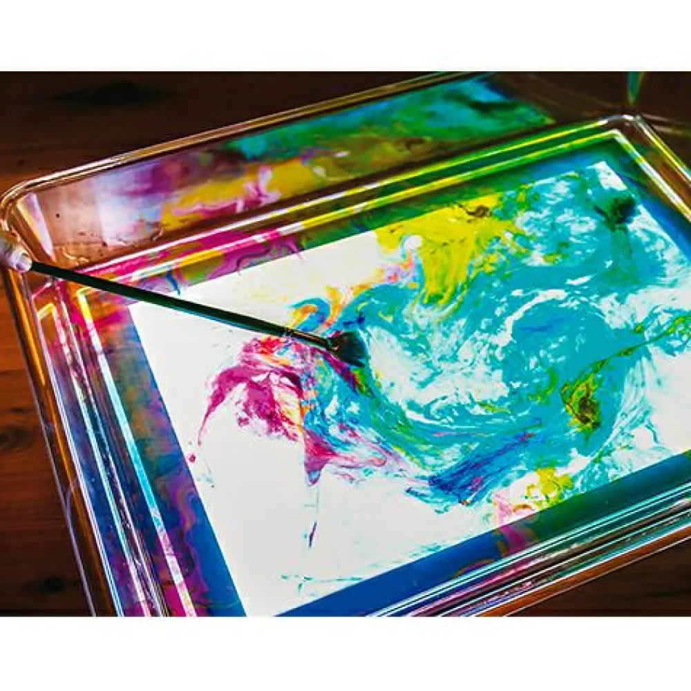 Clearance tickit® Transparent bakke med sider