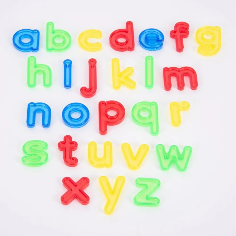 Clearance tickit® Transparente små bogstaver a-z, 26 stk