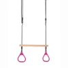 Best DICE Trapezgynge m. ringe - Pink (sort reb)