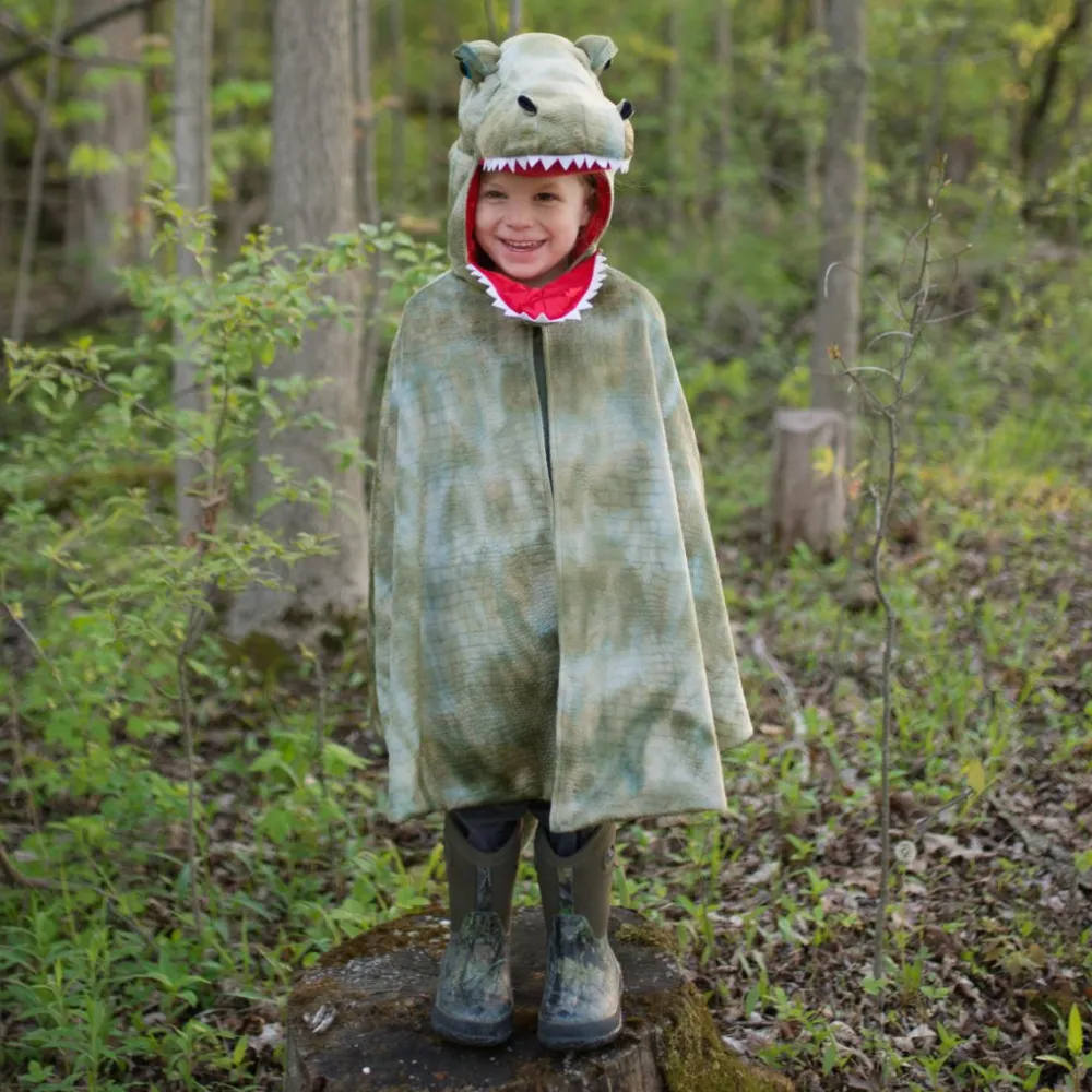 Best Great Pretenders T-Rex kappe m. klør - Grøn, str. 4-6 år