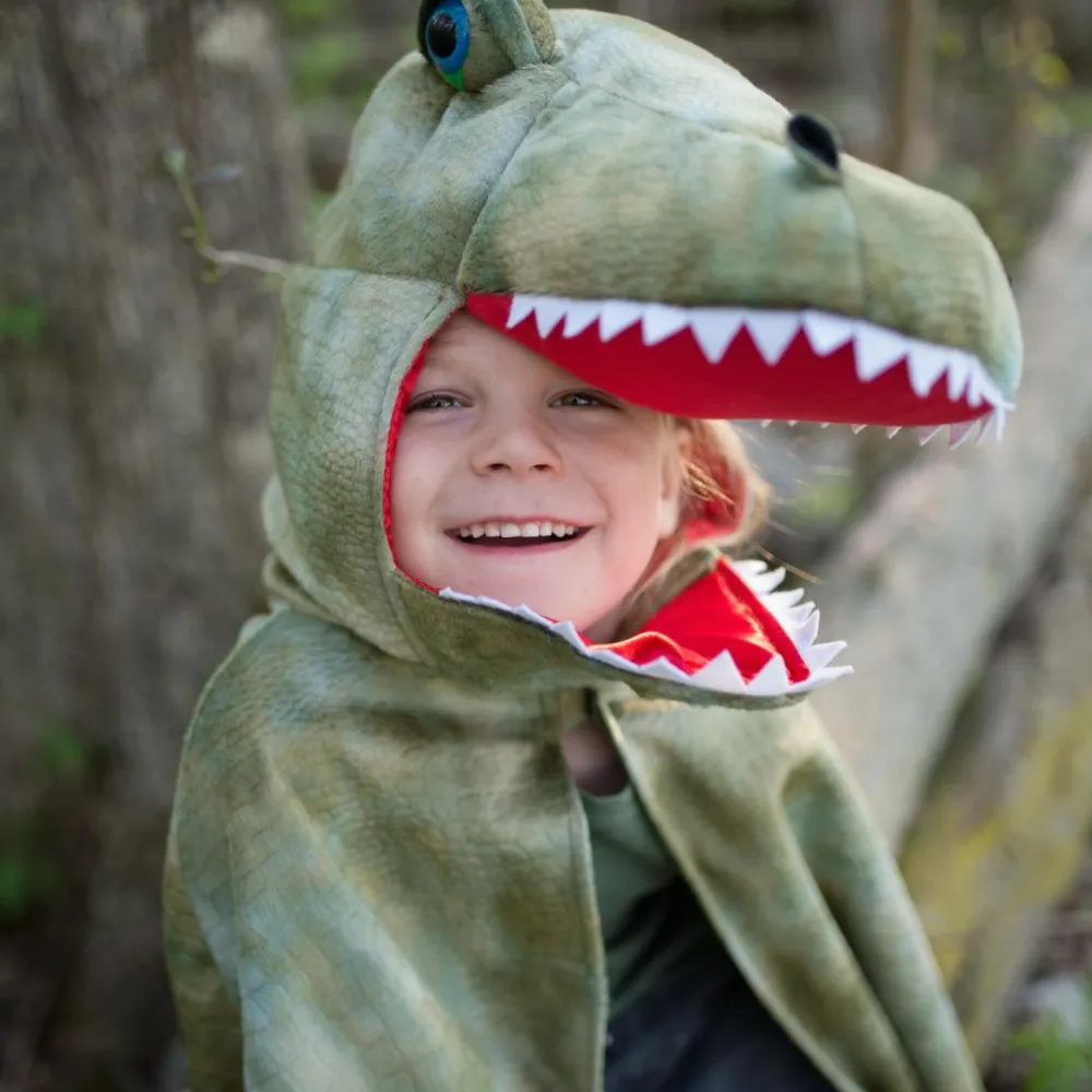 Best Great Pretenders T-Rex kappe m. klør - Grøn, str. 4-6 år