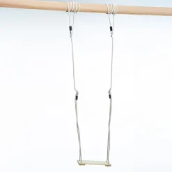 Best DICE Trægynge 44 x 17,5 cm - 6 meter (beige reb)