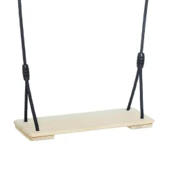 Sale DICE Trægynge 44 x 17,5 cm - 6 meter (sort reb)